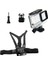 GO200 GoPro Hero 5/6/7 Su Geçirmez Koruyucu ve GP26 Göğüs Kemeri 4 Parça Set 2