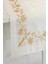 Krem Buldan Ipeği Çiçek İşlemeli 50 x 130 cm. Runner 2