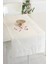 Krem Buldan Ipeği Çiçek Işlemeli 50 x 130 Cm. Runner 1