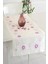 Krem Buldan İpeği Çiçek İşlemeli 50 x 130 cm Runner 1