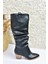 Büzgülü Dallas Kadın Çizme J404040109 5