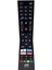 Vestel Rc A2 43100P RM-C3337 Uyumlu Video Tuşlu LCD LED Tv Kumandası Jvc Rm C3337 1
