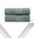 Koyu Yeşil 70X150 2'li Set Banyo Havlusu 1
