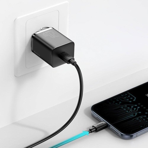 Baseus Apple iPhone Uyumlu 12 / Pro/ Pro Max/ Mini Type-C Şarj Cihazı Qc Hızlı Şarj 20W Super Si Qc 20W