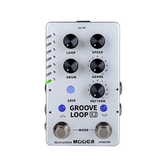 Mooer Groove Loop X2 Stereo Looper Pedalı M721