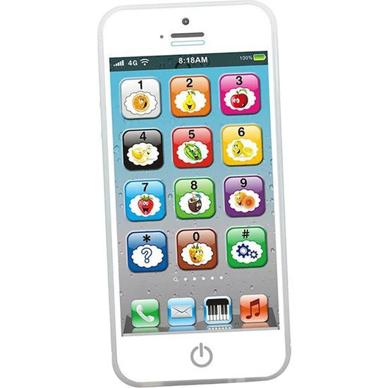 Lovoski Çocuklar için Oyuncak Telefon -Beyaz (Yurt Dışından)
