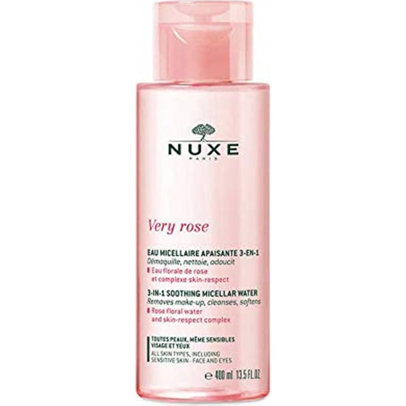Nuxe Nuxe Nuxe Very Rose 3 In 1 Temizleme Suyu 400ml 1 Paket (1 X 1 Adet) Temiz