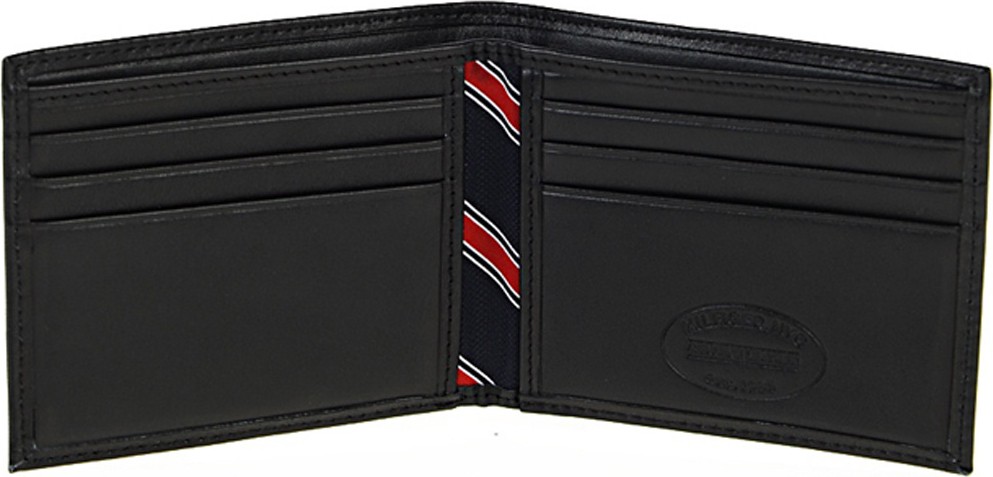 Tommy Hilfiger Hakiki Siyah Deri Cüzdan, Standart Boy, Minimalist ve Şık Tasarım, Günlük Kullanım İçin İdeal görsel 2