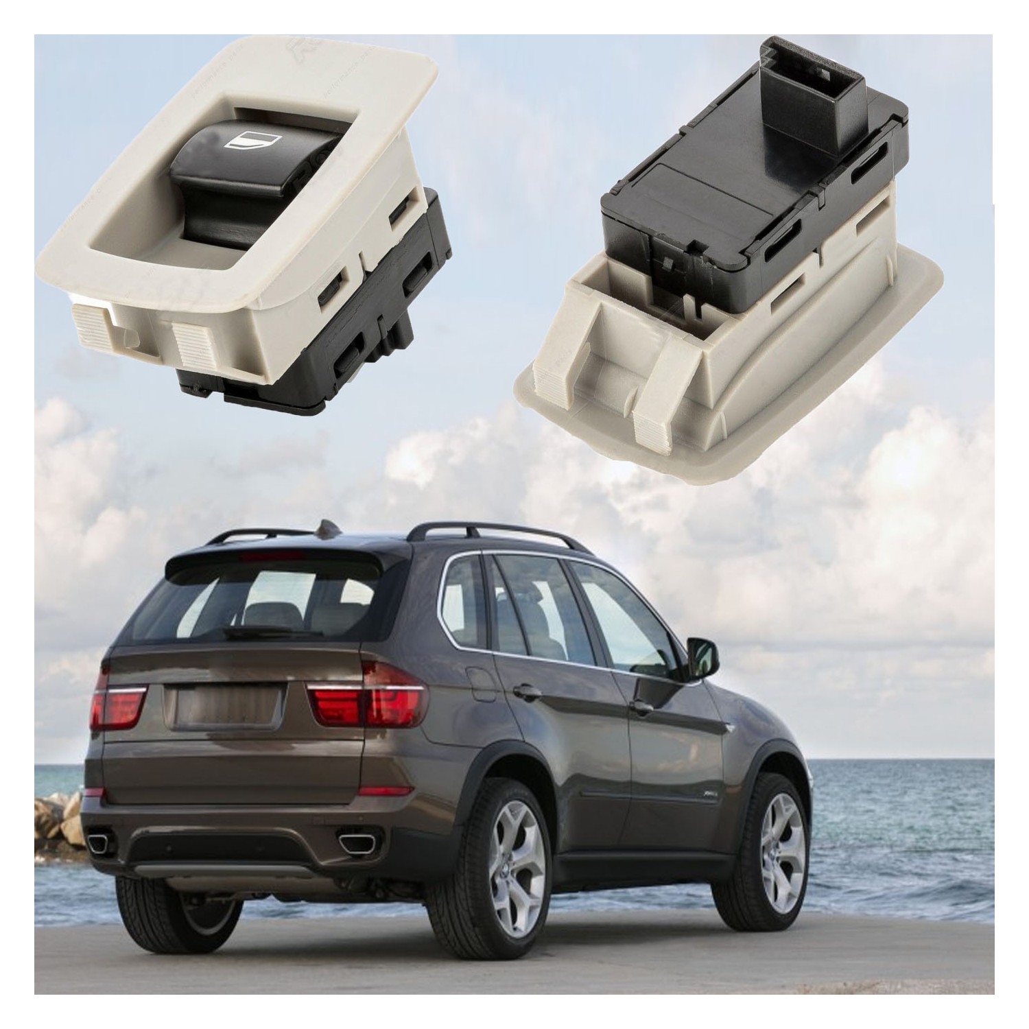 Mcar Bmw X5 E70 Tekli Cam Anahtarı Düğmesi 2007--2013 Beyaz Fiyatı