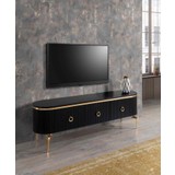 Evnesya Desi̇ng Tv Sehpa Si̇yah