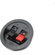 Polaxtor Hoparlör Terminali Ikili Yuvarlak Polaxtor DY-2517