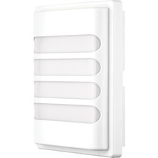 Cata 24W Korsika LED Armatür Plastik CT-7086 Beyaz Işık