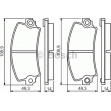 Bosch Ön Balata R12 C15 Vısa 82-91