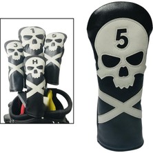 Strade Store Pu Deri Golf Kafa Kapak Fairway Hibrid Sürücü Kulübü Headcover Guard Sleeve No.5 (Yurt Dışından)