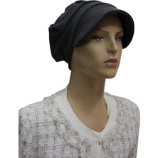 Eflin  Kadın Giyim Kassket Şapka Füme