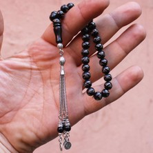 Tesbih Pasajı Piramit Model 925 Ayar Gümüş Işlemeli Gürcistan Oltusu Tes