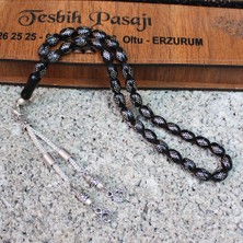 Tesbih Pasajı 925 Ayar Baklava Desenli Gürcistan Oltusu  Tesbih