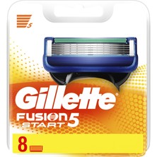 Gillette Fusion Start Yedek Tıraş Bıçağı 8 Adet