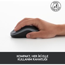 Logitech MK270 Kablosuz USB Alıcılı Türkçe Q Klavye Mouse Seti, Siyah