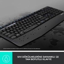 Logitech MK345 Kablosuz Q Trk Siyah Multimedya Klavye - Mouse Set 920-006514