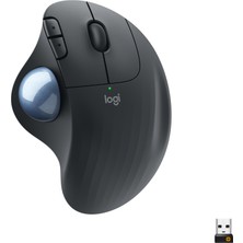 Logitech ERGO M575 Kablosuz İztopu Özellikli Konforlu Ergonomik Mouse - Siyah