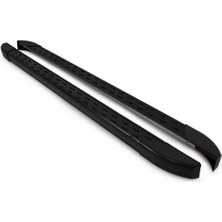 OMSA VW T6 Transporter Dot Line Yan Basamak Siyah Uzun Şase 2015 ve Sonrası