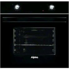 Alpina Siyah Statik Cam Ankastre Set (GLS640BL + MFA604MBL + F17/60)