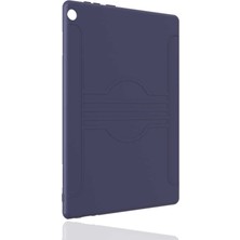 Case 4U Lenovo M10 TB-X505F Kılıf Soft Yüzey Beg Tablet Silikon Arka Kapak Lacivert