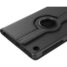 Case 4U Lenovo M10 TB-X306F Kılıf Uyku Modlu 360 Derece Dönebilen Standlı Tablet Kılıfı Altın