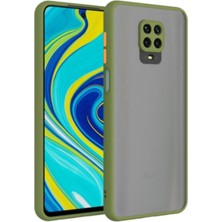 Tria Xiaomi Redmi Note 9s / Note 9 Pro Kamera Lens Korumalı Mat Kenarları Renkli Silikon Telefon Kılıfı