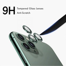 Piyasa Sepeti Apple iPhone 11 Metal Çerçeveli Kamera Koruma Lensi Kırmızı