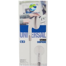 Hes Aksesuar Blue Spectrum Bl-01 Universal Kulak Içi Kulaklık Beyaz