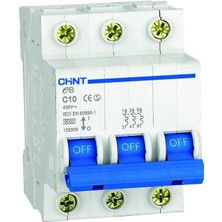 Chint 3*10 A 4.5 Ka C Tipi Kutup Otomat