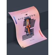Rflection Daniel Ricciardo 3 Flyer Poster