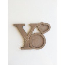 E Hobici Kişiye Özel Kupa Bardak Altlığı - Y