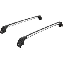 Turtle Air-2 Silver Kit, Bmw Ix3 Tavan Taşıyıcı Portbagaj Ara Atkı Seti, Gri , 2020-2021-2022 Modeller İçin Uyumlu