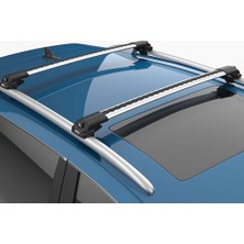 Turtle Air-1 Silver Kit, Cupra Formentor Tavan Taşıyıcı Portbagaj Ara Atkı Seti, Gri, 2020-2021-2022-2023-2024 Modeller için Cross Bar