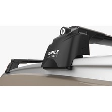 Turtle Air-2 Black Kit, Fiat Egea Station Wagon İçin Tavan Taşıyıcı Ara Atkı Seti, Siyah, Port Bagaj, Kayak, Bisiklet Taşıyıcı
