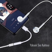 Velliw Type-C To Aux Dönüştürücü Aparat Samsung Huawei Xaomi Oppo Uyumlu Ses ve Müzik 3.5mm Aux Otg Kablo