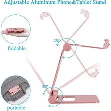 Tianyeda Katlanabilir Tablet Standı - Pembe (Yurt Dışından)