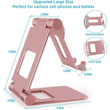 Tianyeda Katlanabilir Tablet Standı - Pembe (Yurt Dışından)