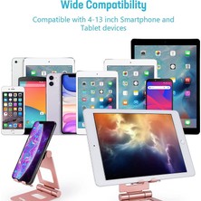 Tianyeda Katlanabilir Tablet Standı - Pembe (Yurt Dışından)