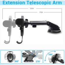 Tianyeda Araba Için Cep Telefonu Tutucu Eller Serbest Pano Ön Cam Hava Firar Araç Telefonu Tutucu Montaj Tüm Cep Telefonları Için Fit (Yurt Dışından)