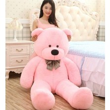 Sole Yeni Yıla Özel: Elinde Baskılı Kalbi ile Papyonlu Peluş Ayı 150 cm