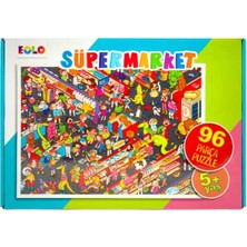 Eolo +5 Yaş Süpermarket 96 Parça Puzzle