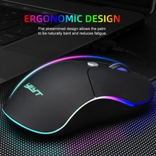 Flameer Pc Rgb Arkadan Aydınlatmalı Oyun Fare 6 Düğme Ayarlanabilir Gamer Fareler (Yurt Dışından)