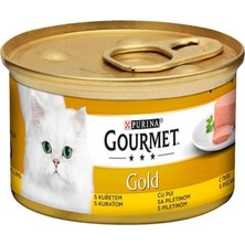 Purina Gourmet Gold Kıyılmış Tavuklu Kedi Konservesi 85 gr