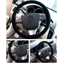 Gürler Oto Aksesuar Vw Passat B7-B8-B8,5 Alkantra Dikmeli Direksiyon Kılıfı 2011 ve Sonrası