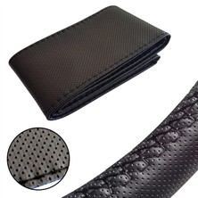 Gürler Oto Aksesuar Peugeot 301 Dikmeli Direksiyon Kılıfı Noktalı Siyah (11CM)