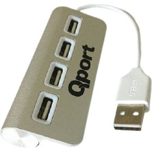 Qport Q-C24 4 Port USB 2.0 Çoklayıcı